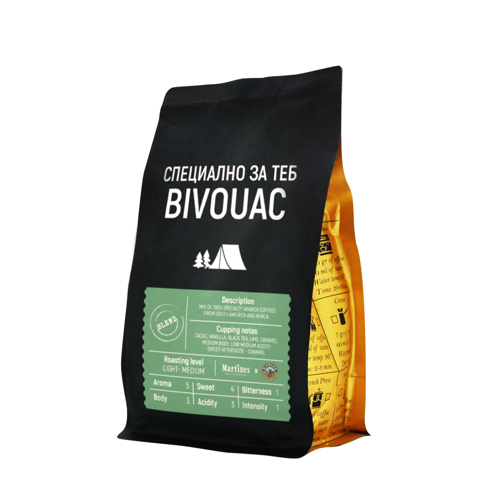 Picture of Specialty coffee blend Specially for you Bivouac - 0.250 kg | Martines ...